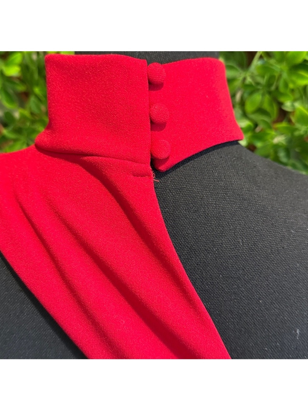 NWT- Keep It Interesting Red Asymmetrical Cutout Halter Dress - Picture 13 of 15